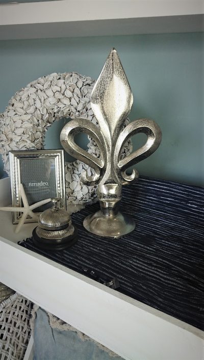 Ornament Französische Lilie Silber