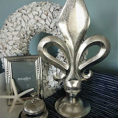 Ornament Französische Lilie Silber