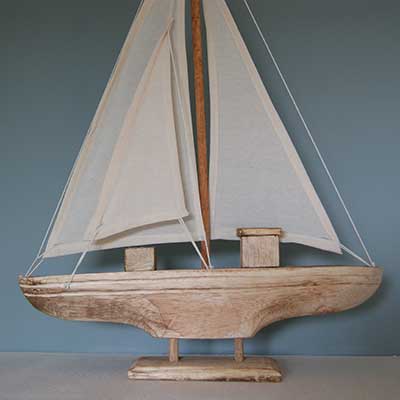 Holz Segelboot Südländischer Segelschiff Einrichtung Kunst Heim Dekoration 