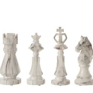 Schachfiguren-Deko-marmoriert