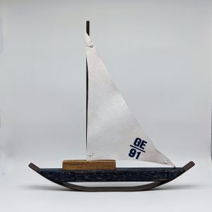 Segelboot aus Holz und Metall Large